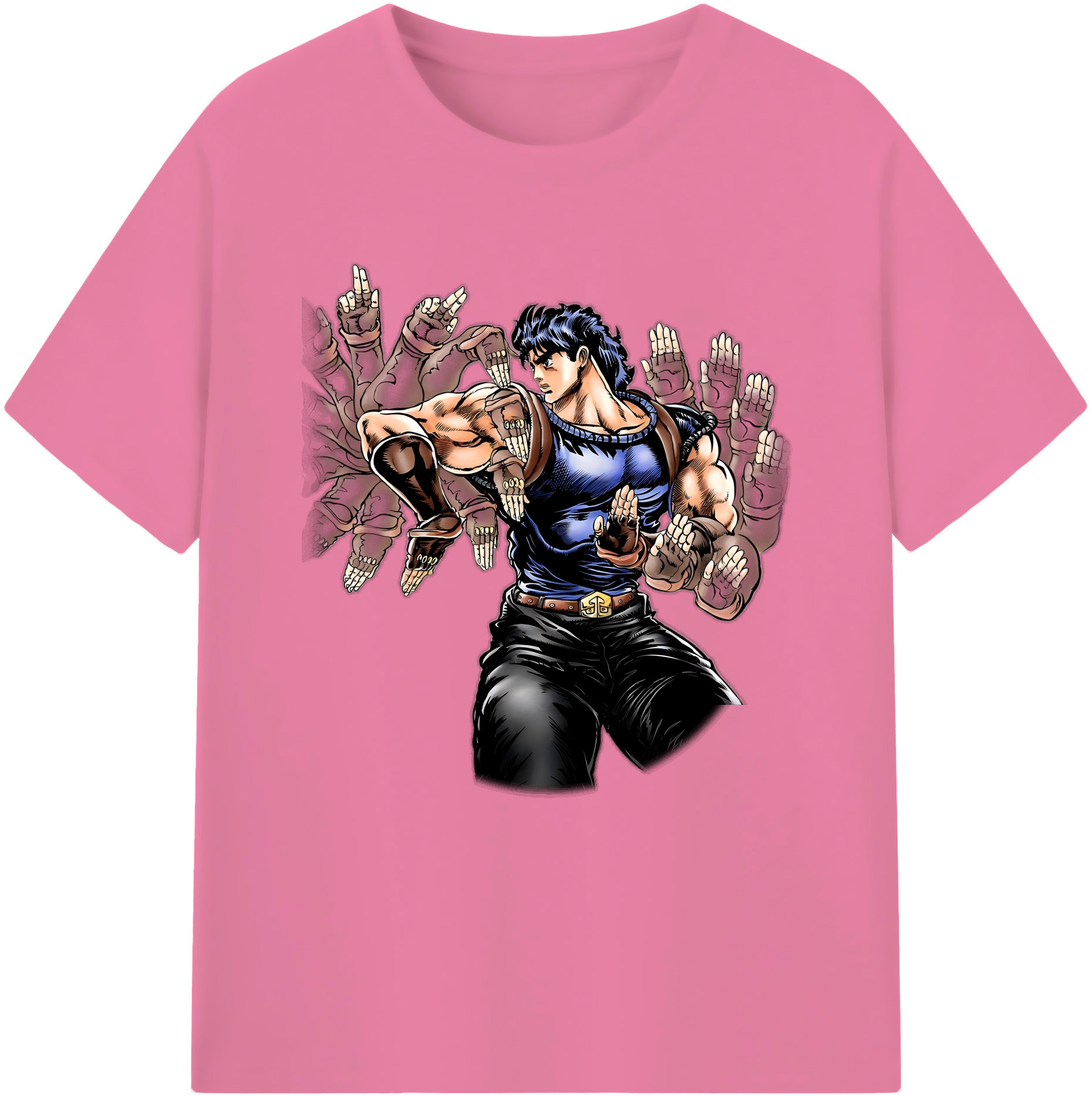 （画像用） ジョジョの奇妙な冒険 /ジョナサン?ジョースター JoJo's Bizarre Adventure Jonathan Joestar 綿100％半袖Tシャツ（フロントプリント）